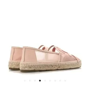 CHANEL Shoes Chanel Pink Mesh Espadrilles Poshmark